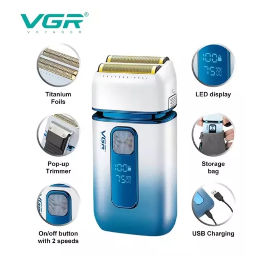 Miniatura 5 de Afeitadora Eléctrica 2en1 Trimer Vgr 362